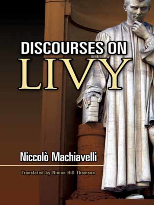 Title details for Discourses on Livy by Niccolò Machiavelli - Wait list